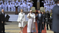 Papst Franziskus bei der Ankunft in Bogota am 6. September 2017. / Efrain Herrera / Presidencia de Colombia