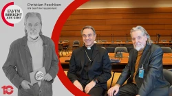 Christian Peschken (EWTN) im Gespräch mit Erzbischof Ettore Balestrero, dem ständigen Vertreter des Heiligen Stuhls bei der UN in Genf / 
