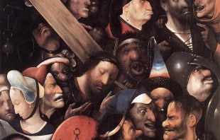 "Christus trägt das Kreuz" von Hieronymus Bosch. Das Gemälde entstand zwischen 1490 und 1535.  / Gemeinfrei via Wikipedia
