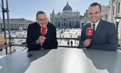 Kardinal Kurt Koch und Romkorrespondent Rudolf Gehrig / EWTN News