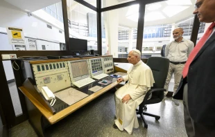 Papst Leo XIV. besucht die Sendeanlage von Radio Vatikan / Vatican Media
