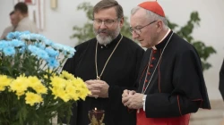 Großerzbischof Swjatoslaw Schewtschuk und Kardinal Pietro Parolin / Sekretariat des Großerzbischofs der ukrainischen griechisch-katholischen Kirche