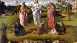 Die Verklärung von Giovanni Bellini (ca. 1490) / The Bridgeman Art Library /  Wikimedia (CC0) 